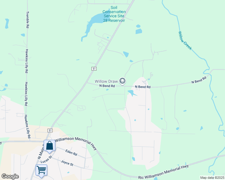 map of restaurants, bars, coffee shops, grocery stores, and more near 112 Big Oak Lane in Weatherford