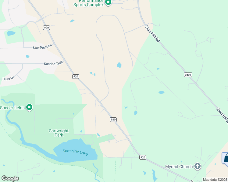 map of restaurants, bars, coffee shops, grocery stores, and more near 1012 Woodland Road in Weatherford