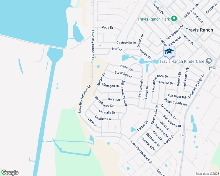 map of restaurants, bars, coffee shops, grocery stores, and more near 5019 Flanagan Drive in Heath