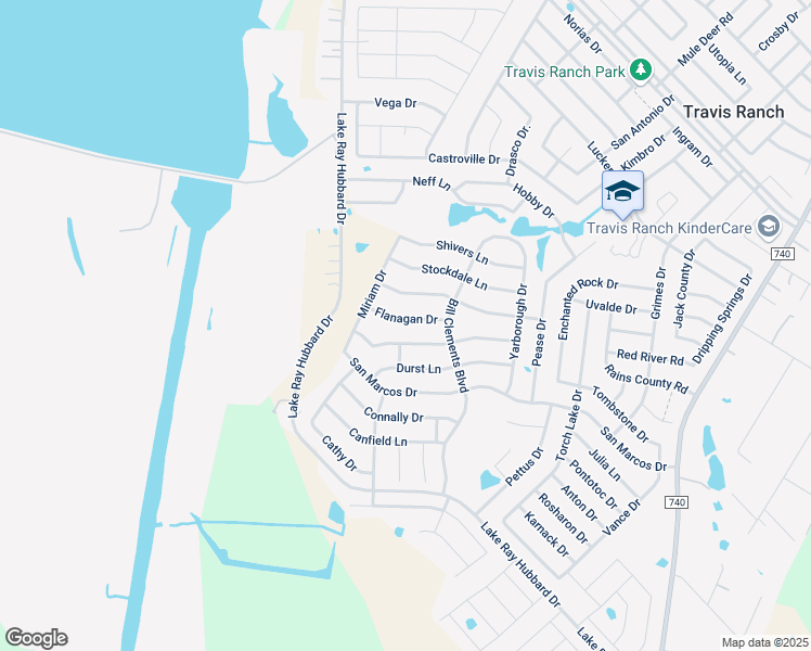 map of restaurants, bars, coffee shops, grocery stores, and more near 5019 Flanagan Drive in Heath