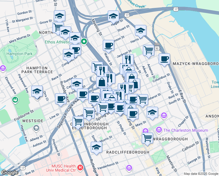 Charleston Sc Parking Garages Map | Dandk Organizer