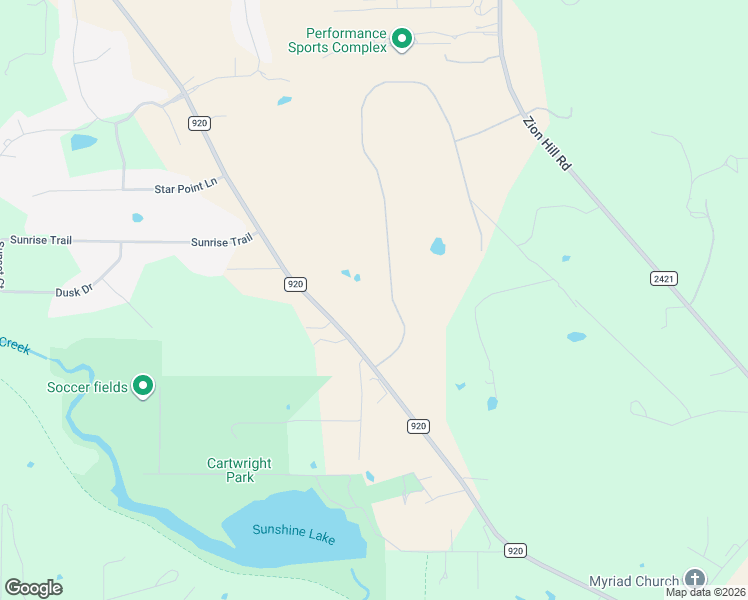 map of restaurants, bars, coffee shops, grocery stores, and more near 1025 Woodland Road in Weatherford