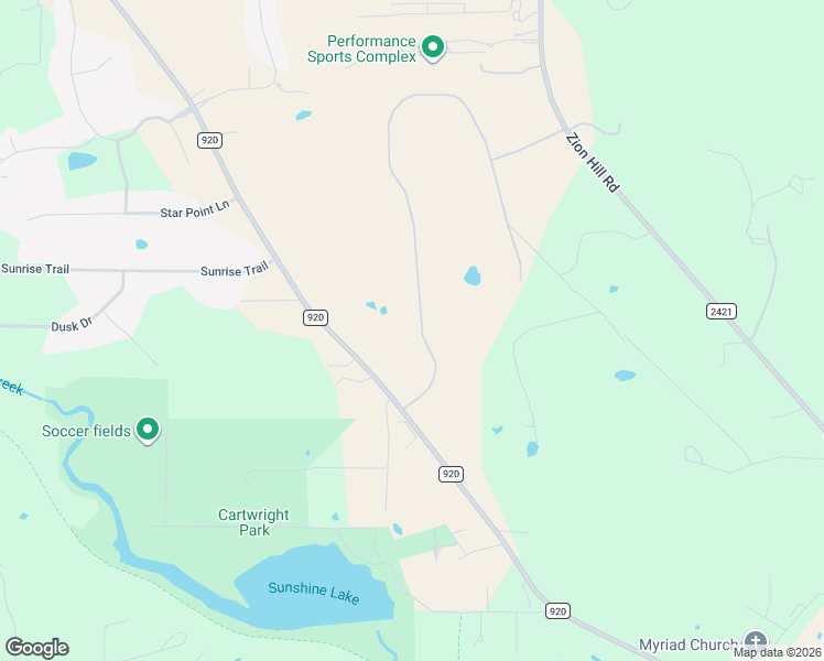 map of restaurants, bars, coffee shops, grocery stores, and more near 1025 Woodland Road in Weatherford