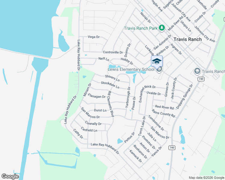 map of restaurants, bars, coffee shops, grocery stores, and more near 4415 Stockdale Lane in Forney