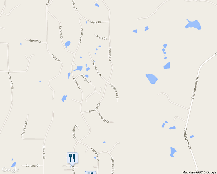 map of restaurants, bars, coffee shops, grocery stores, and more near 456 Remuda Drive in Fort Worth