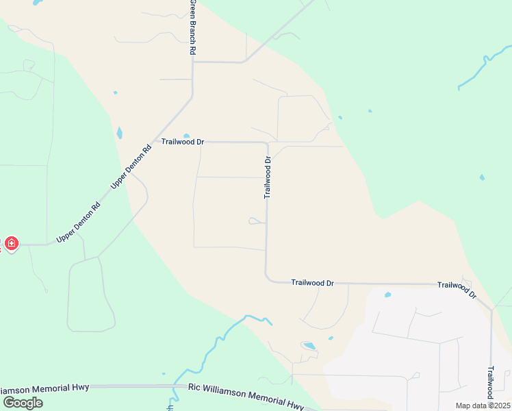 map of restaurants, bars, coffee shops, grocery stores, and more near 1801 Trailwood Drive in Weatherford