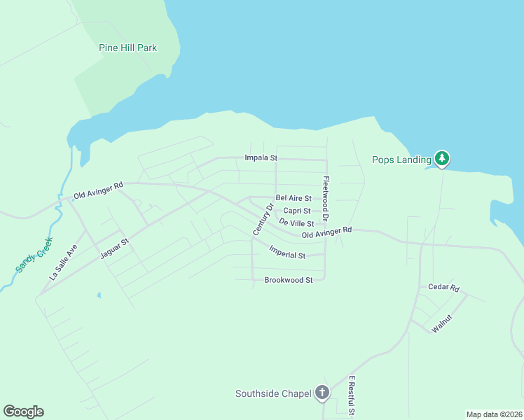 map of restaurants, bars, coffee shops, grocery stores, and more near 205 Capri Street in Ore City