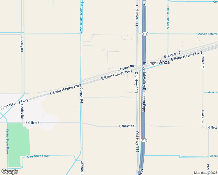 map of restaurants, bars, coffee shops, grocery stores, and more near 329 East Highway 80 in El Centro