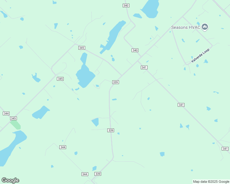 map of restaurants, bars, coffee shops, grocery stores, and more near 16575 County Road 339 in Terrell