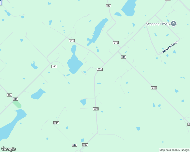 map of restaurants, bars, coffee shops, grocery stores, and more near 16575 County Road 339 in Terrell