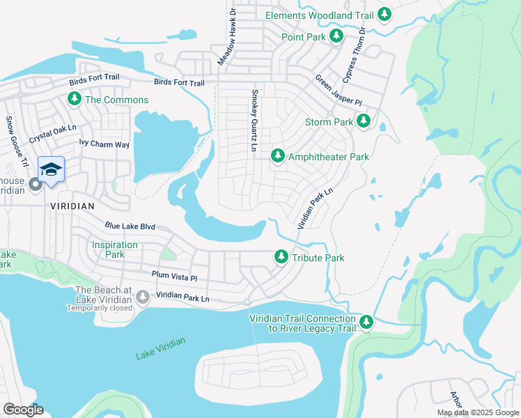 map of restaurants, bars, coffee shops, grocery stores, and more near 4309 Fall Blossom Drive in Arlington