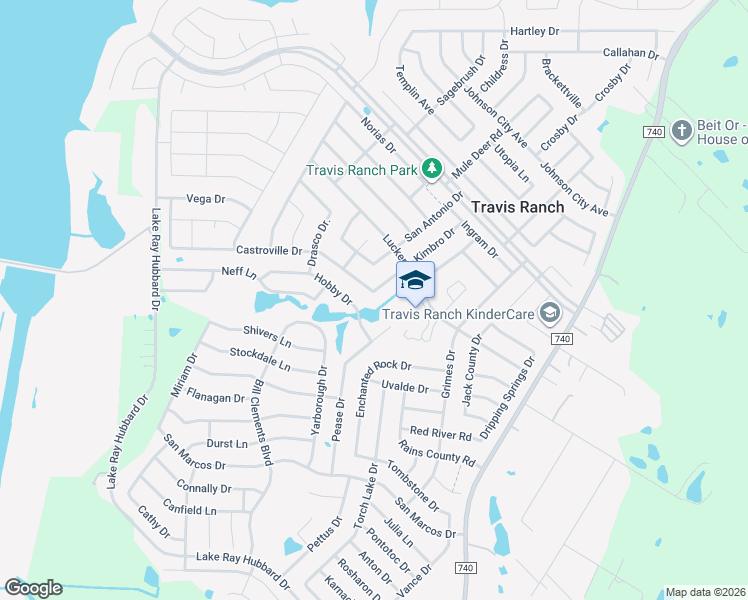 map of restaurants, bars, coffee shops, grocery stores, and more near 1113 Kimbro Drive in Forney