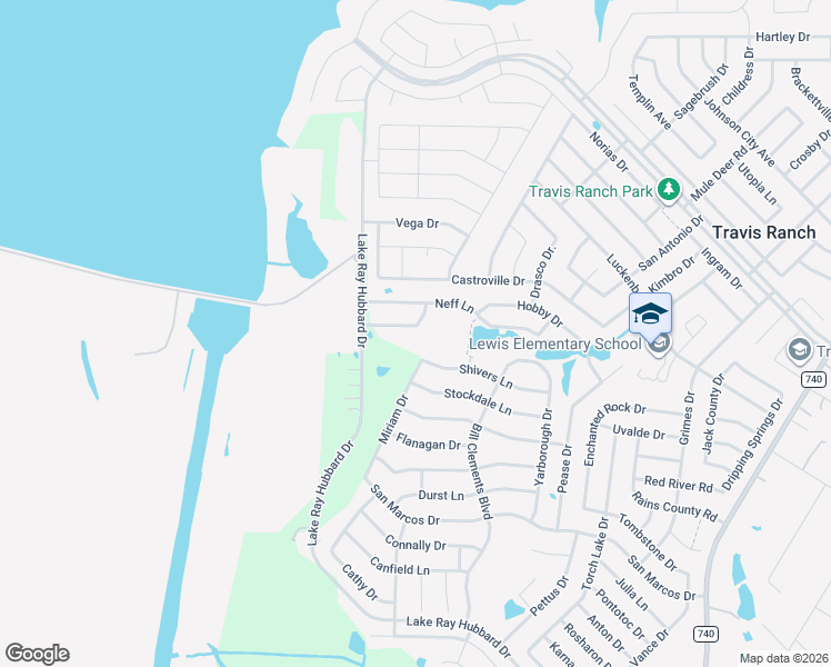 map of restaurants, bars, coffee shops, grocery stores, and more near 2903 Doggett Drive in Forney