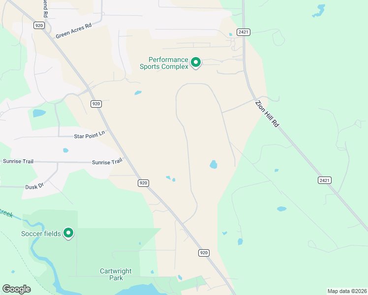 map of restaurants, bars, coffee shops, grocery stores, and more near 1057 Woodland Road in Weatherford