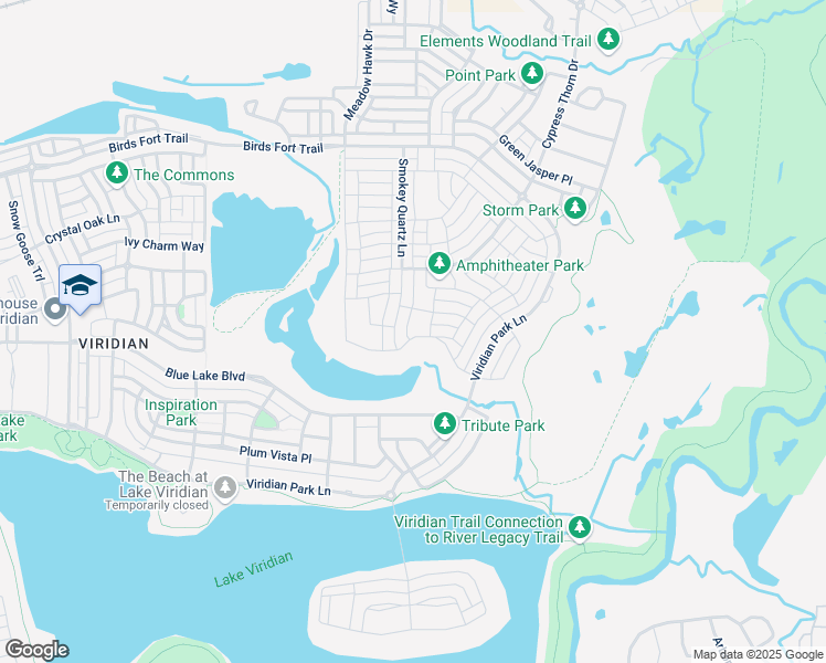 map of restaurants, bars, coffee shops, grocery stores, and more near 4309 Fall Blossom Drive in Arlington