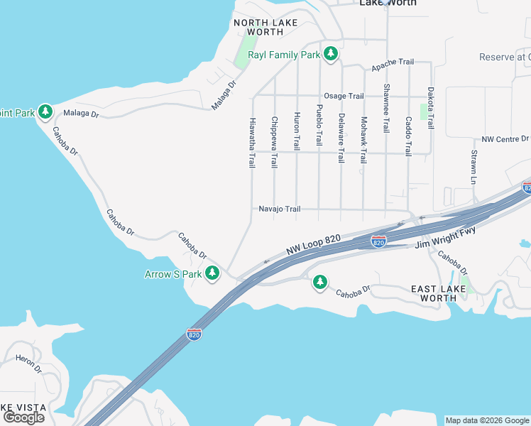 map of restaurants, bars, coffee shops, grocery stores, and more near 7709 Navajo Trail in Lake Worth
