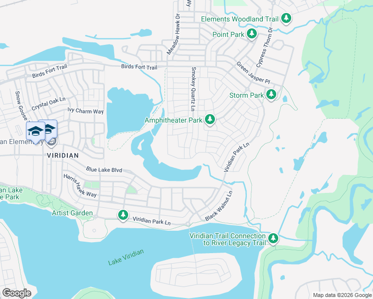 map of restaurants, bars, coffee shops, grocery stores, and more near 4309 Fall Blossom Drive in Arlington