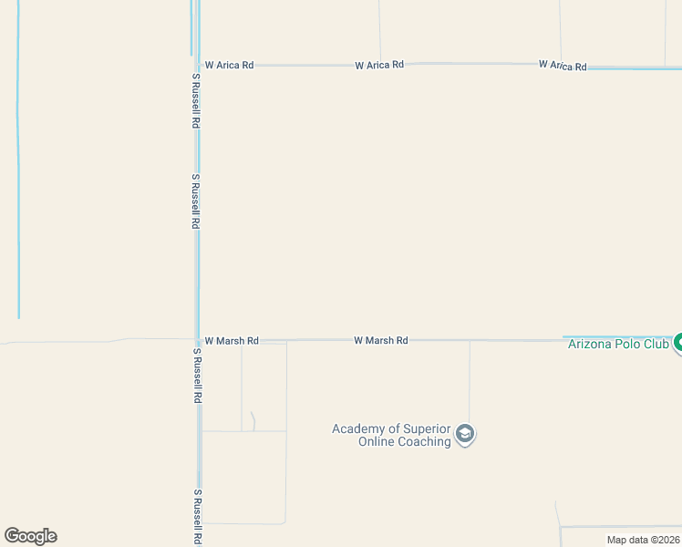 map of restaurants, bars, coffee shops, grocery stores, and more near West Marsh Road in Casa Grande