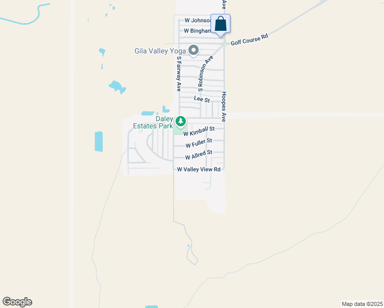 map of restaurants, bars, coffee shops, grocery stores, and more near 3910 West Fuller Street in Thatcher