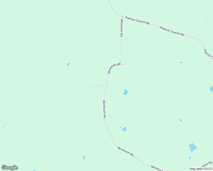 map of restaurants, bars, coffee shops, grocery stores, and more near McIntosh Road in Bernice