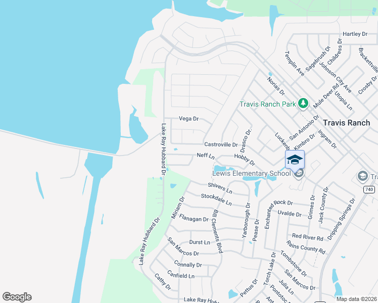 map of restaurants, bars, coffee shops, grocery stores, and more near 1083 Castroville Drive in Forney