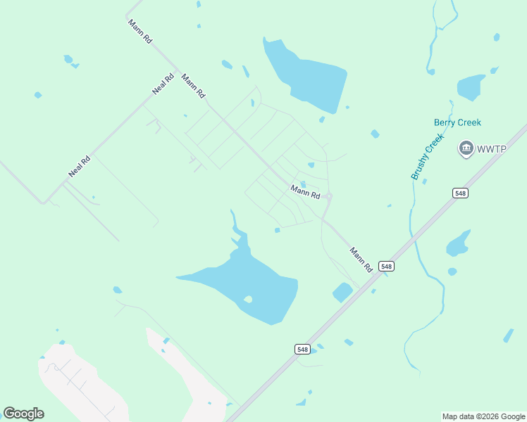 map of restaurants, bars, coffee shops, grocery stores, and more near 25-33 Mann Road in Terrell