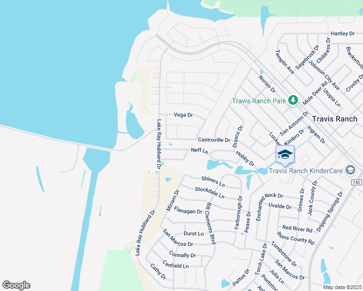 map of restaurants, bars, coffee shops, grocery stores, and more near 1083 Castroville Drive in Forney