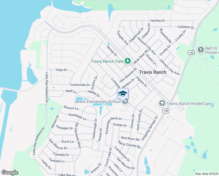 map of restaurants, bars, coffee shops, grocery stores, and more near 1012 Rio Frio Drive in Forney