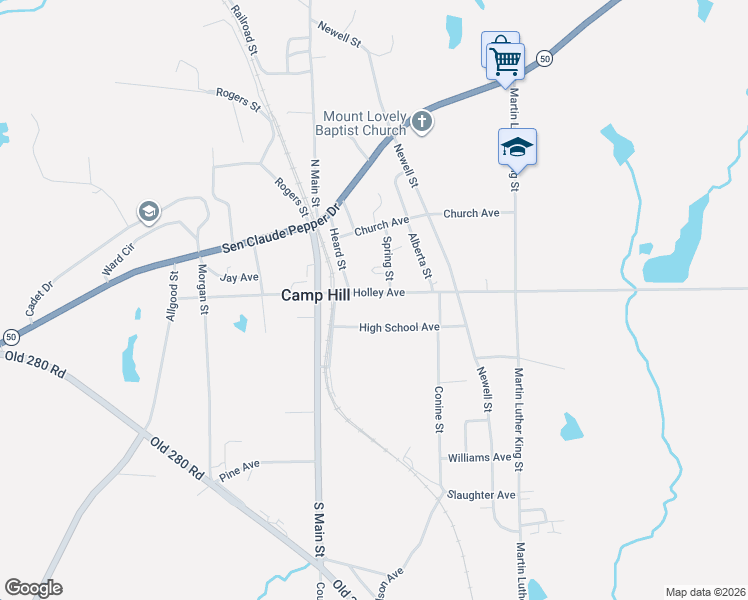 map of restaurants, bars, coffee shops, grocery stores, and more near 508 Holley Avenue in Camp Hill