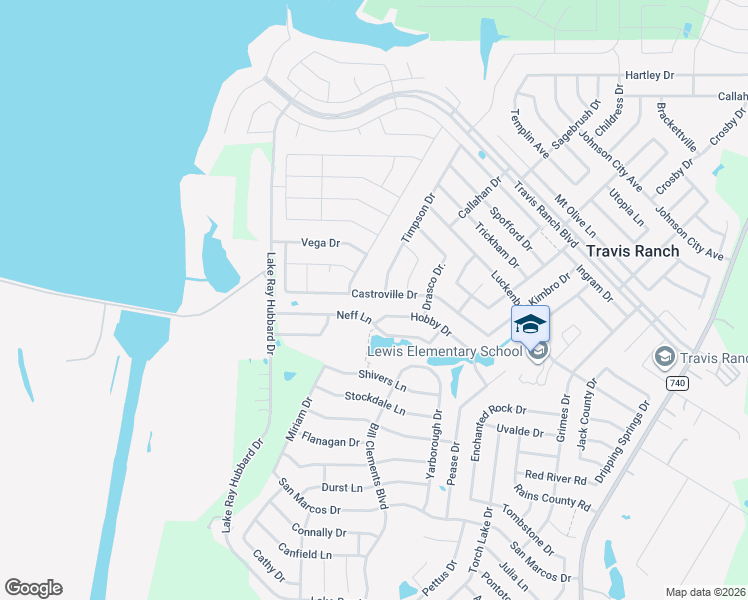 map of restaurants, bars, coffee shops, grocery stores, and more near 2705 Sayers Way in Forney