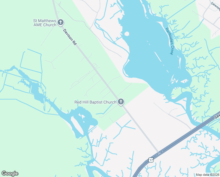 map of restaurants, bars, coffee shops, grocery stores, and more near 4057 Davison Road in Ravenel