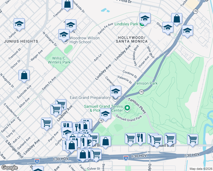 map of restaurants, bars, coffee shops, grocery stores, and more near 918 Cristler Avenue in Dallas