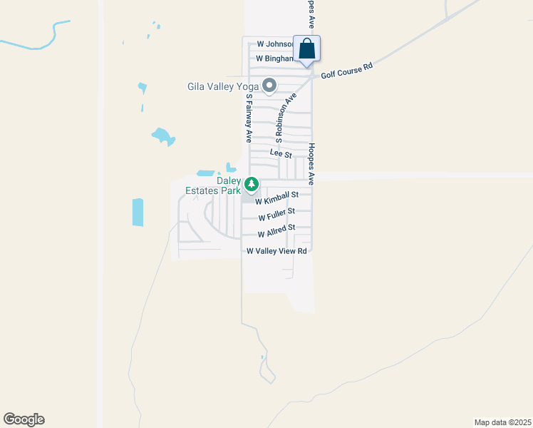map of restaurants, bars, coffee shops, grocery stores, and more near 3910 West Fuller Street in Thatcher
