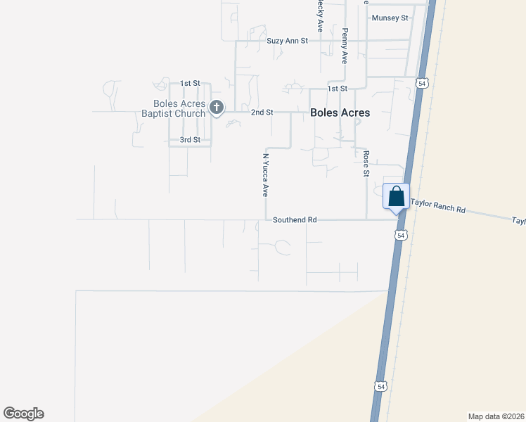 map of restaurants, bars, coffee shops, grocery stores, and more near 1 North Yucca Avenue in Alamogordo