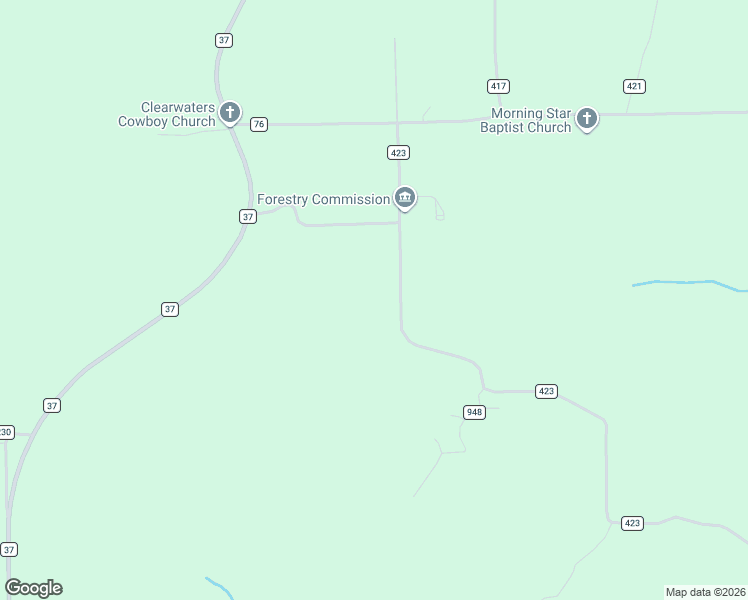 map of restaurants, bars, coffee shops, grocery stores, and more near 390 County Road 423 in Clanton