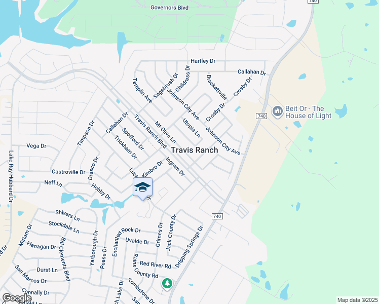 map of restaurants, bars, coffee shops, grocery stores, and more near 1108 Mount Olive Lane in Forney
