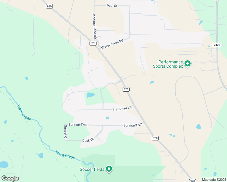 map of restaurants, bars, coffee shops, grocery stores, and more near 113 Northstar Crossing Lane in Weatherford