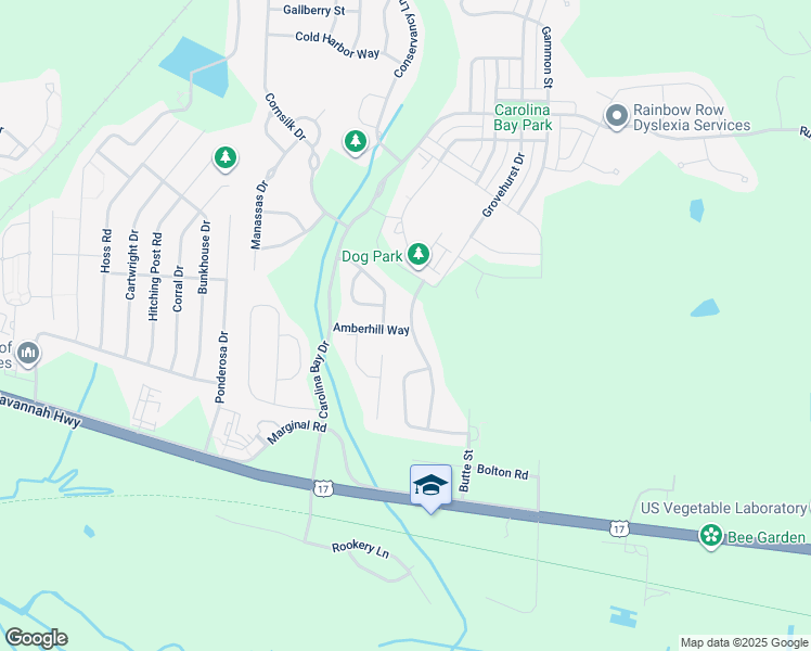 map of restaurants, bars, coffee shops, grocery stores, and more near 1665 Pleasant Hill Drive in Charleston