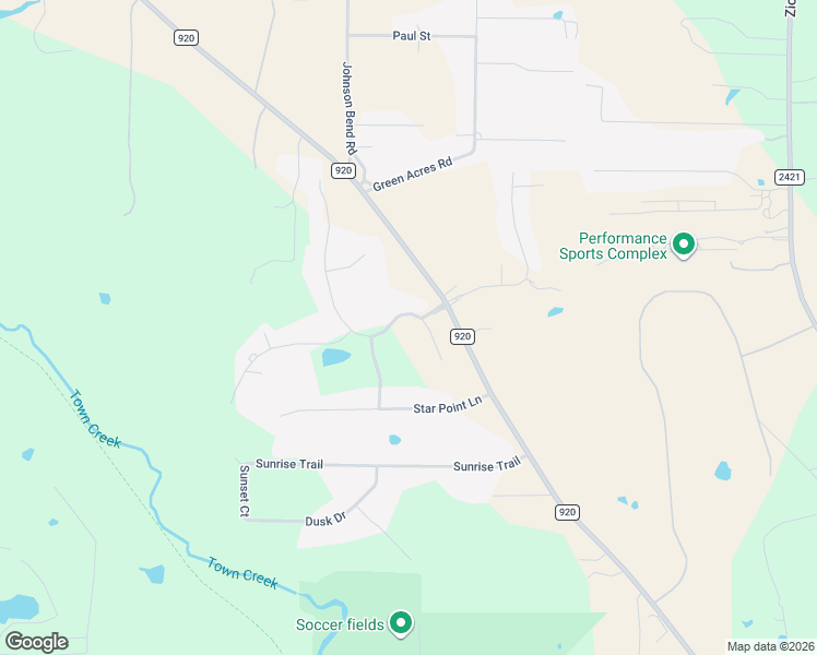 map of restaurants, bars, coffee shops, grocery stores, and more near 113 Northstar Crossing Lane in Weatherford
