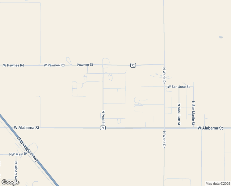 map of restaurants, bars, coffee shops, grocery stores, and more near Jack Daniel Drive in Hobbs