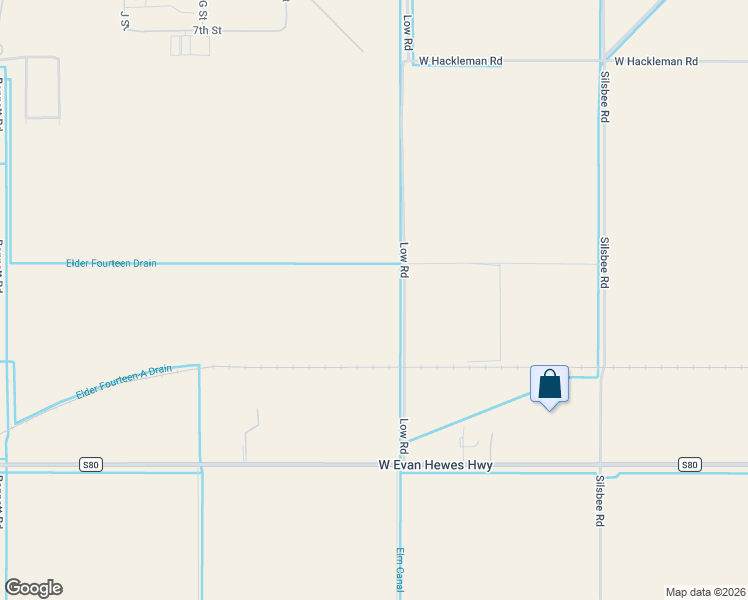 map of restaurants, bars, coffee shops, grocery stores, and more near 2039 Low Road in El Centro