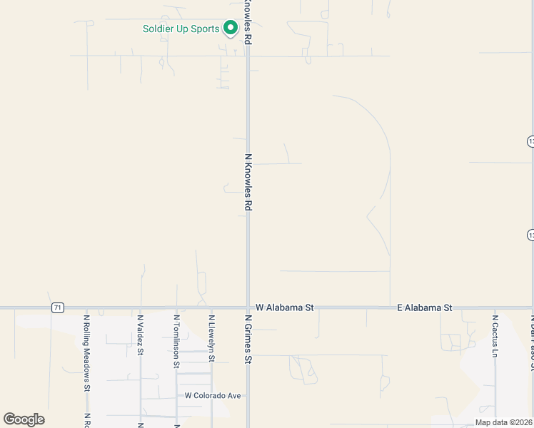 map of restaurants, bars, coffee shops, grocery stores, and more near 9029 North Knowles Road in Hobbs