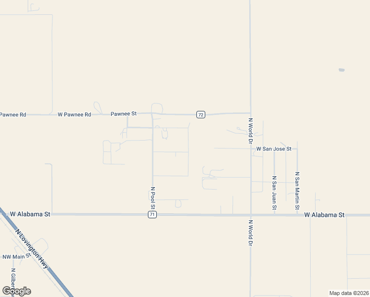 map of restaurants, bars, coffee shops, grocery stores, and more near 5700 Rebecca in Hobbs