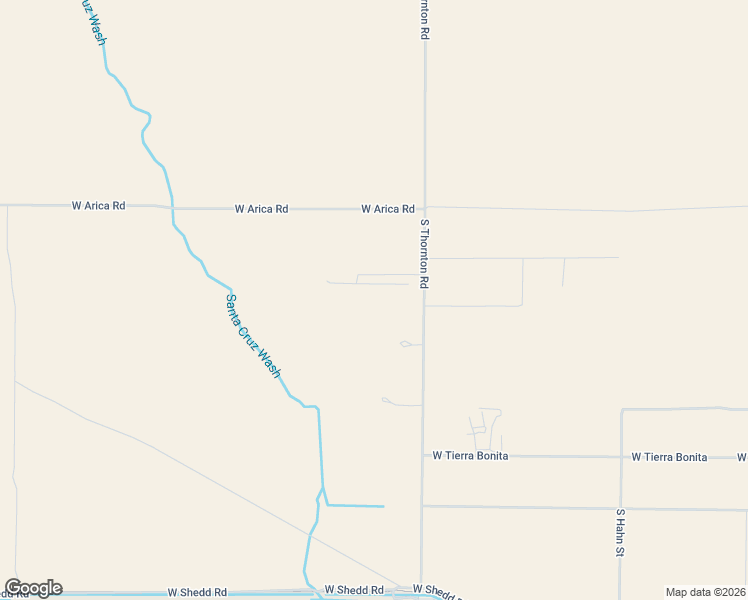 map of restaurants, bars, coffee shops, grocery stores, and more near 8350 South Thornton Road in Casa Grande