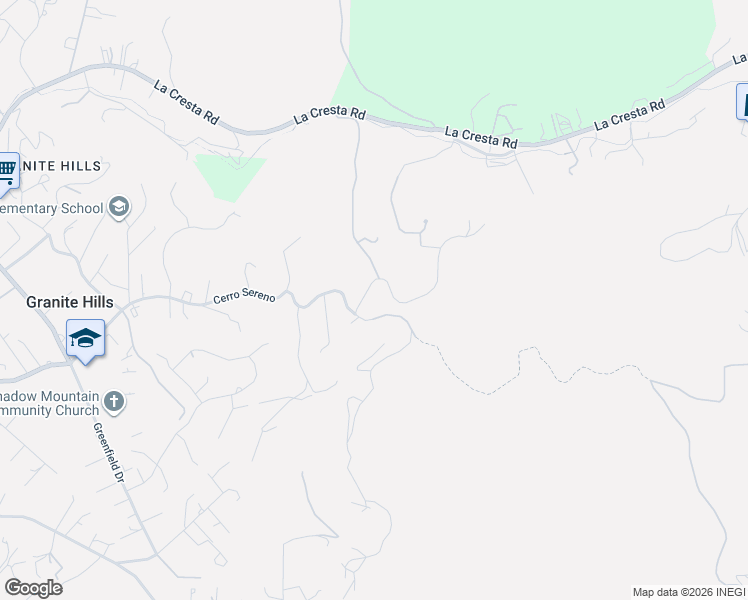 map of restaurants, bars, coffee shops, grocery stores, and more near 530 Calle De La Sierra in El Cajon