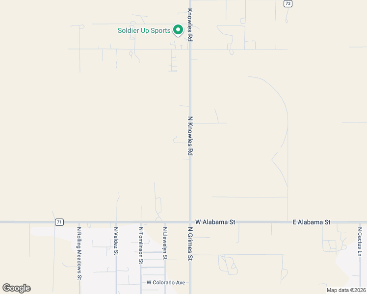 map of restaurants, bars, coffee shops, grocery stores, and more near 9029 North Knowles Road in Hobbs