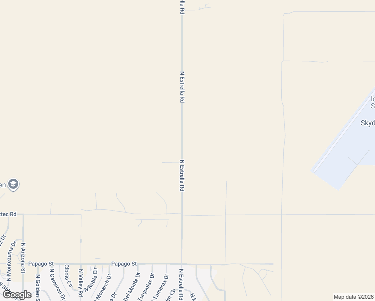 map of restaurants, bars, coffee shops, grocery stores, and more near 4735 North Estrella Road in Eloy