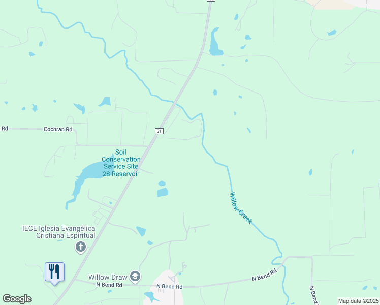 map of restaurants, bars, coffee shops, grocery stores, and more near 2600 North Fm 51 in Weatherford