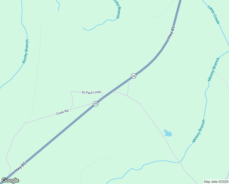 map of restaurants, bars, coffee shops, grocery stores, and more near 3345 Flint Hill Highway in Shiloh