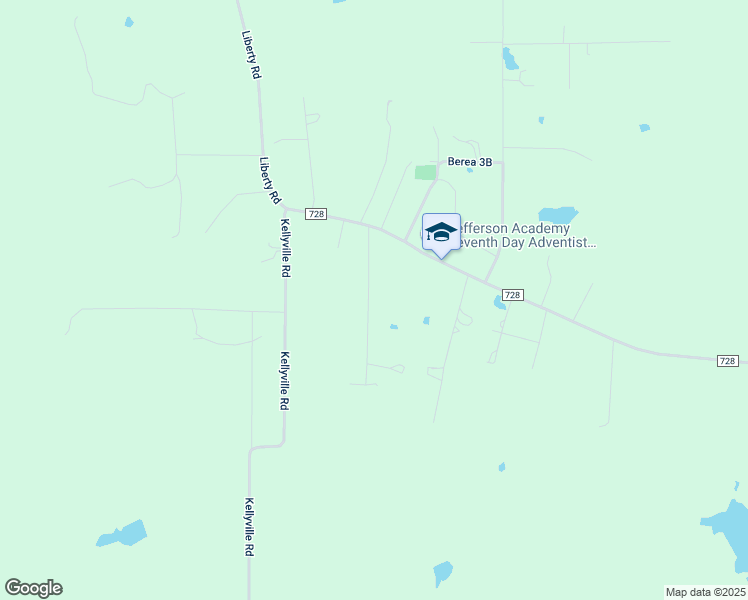 map of restaurants, bars, coffee shops, grocery stores, and more near Berea 7 in Jefferson